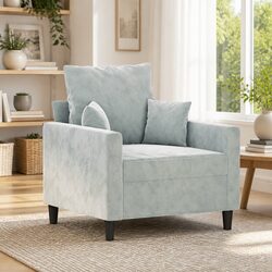 Specifications of Light Grey Modern Sofa Chair