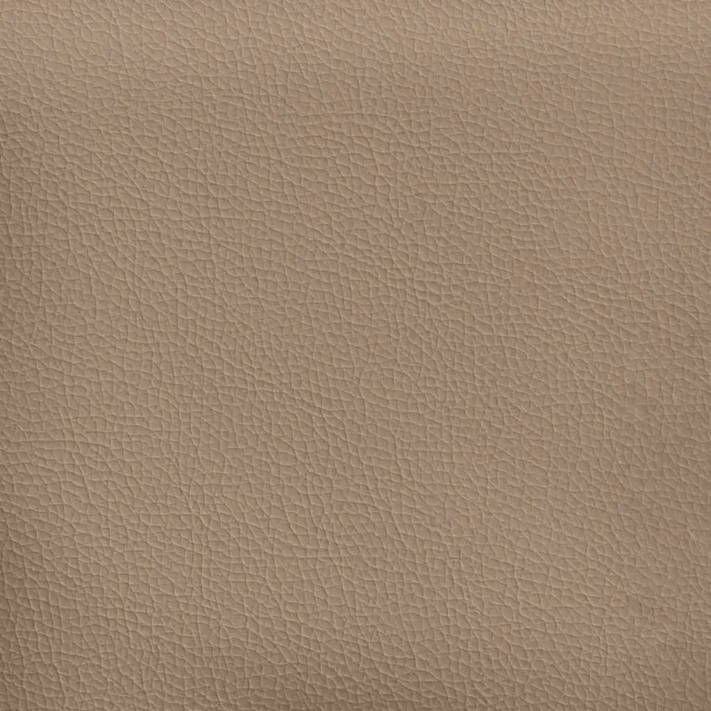 3-Seater Brown Faux Leather Sofa