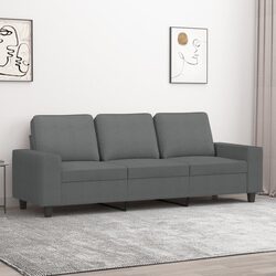 Specifications of the Grey 3-Seater Fabric Sofa