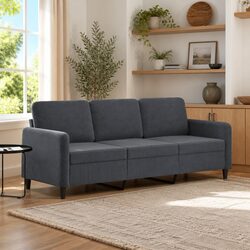 Specifications of 180cm Grey Velvet 3-Seater Sofa