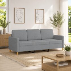 Specifications of the 3-Seater Grey Fabric Sofa (180cm)
