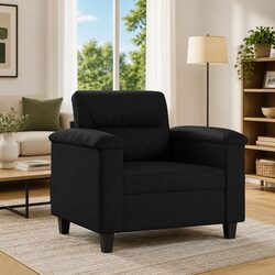 Specifications of the Black 60cm Sofa Chair with Faux Leather