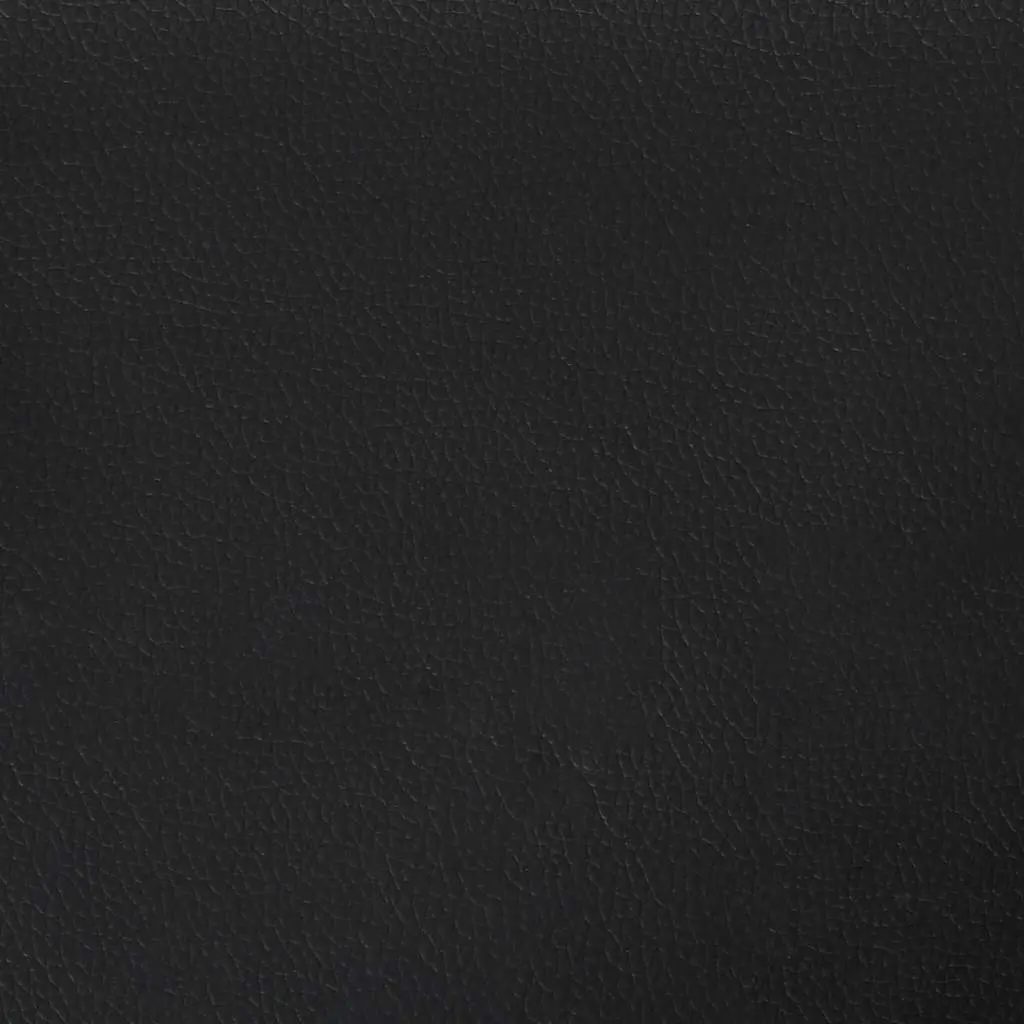 2-Seater Sofa Black 120cm Modern Lounge Couch Faux Leather Living Room Furniture