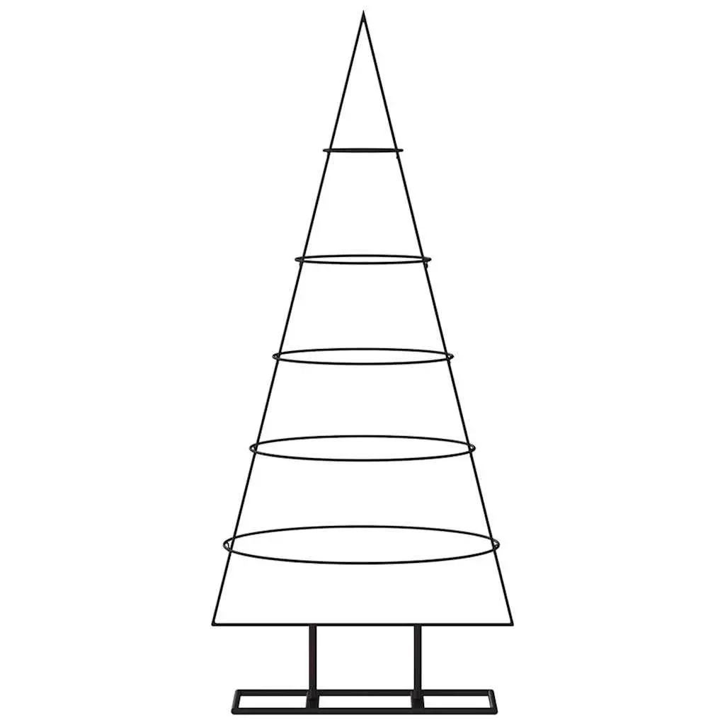 Black Steel Christmas Tree Frame, 125cm, Disassemblable