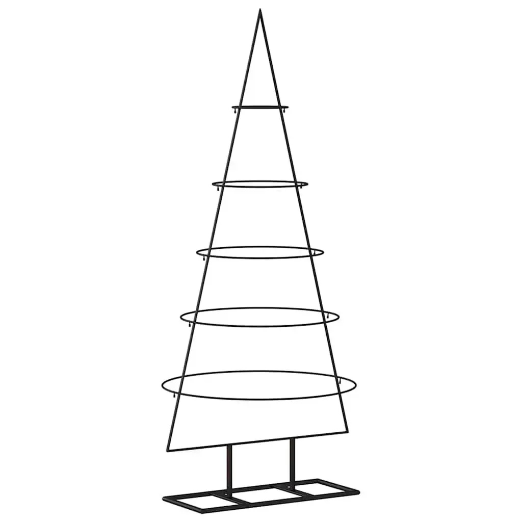 Black Steel Christmas Tree Frame, 125cm, Disassemblable