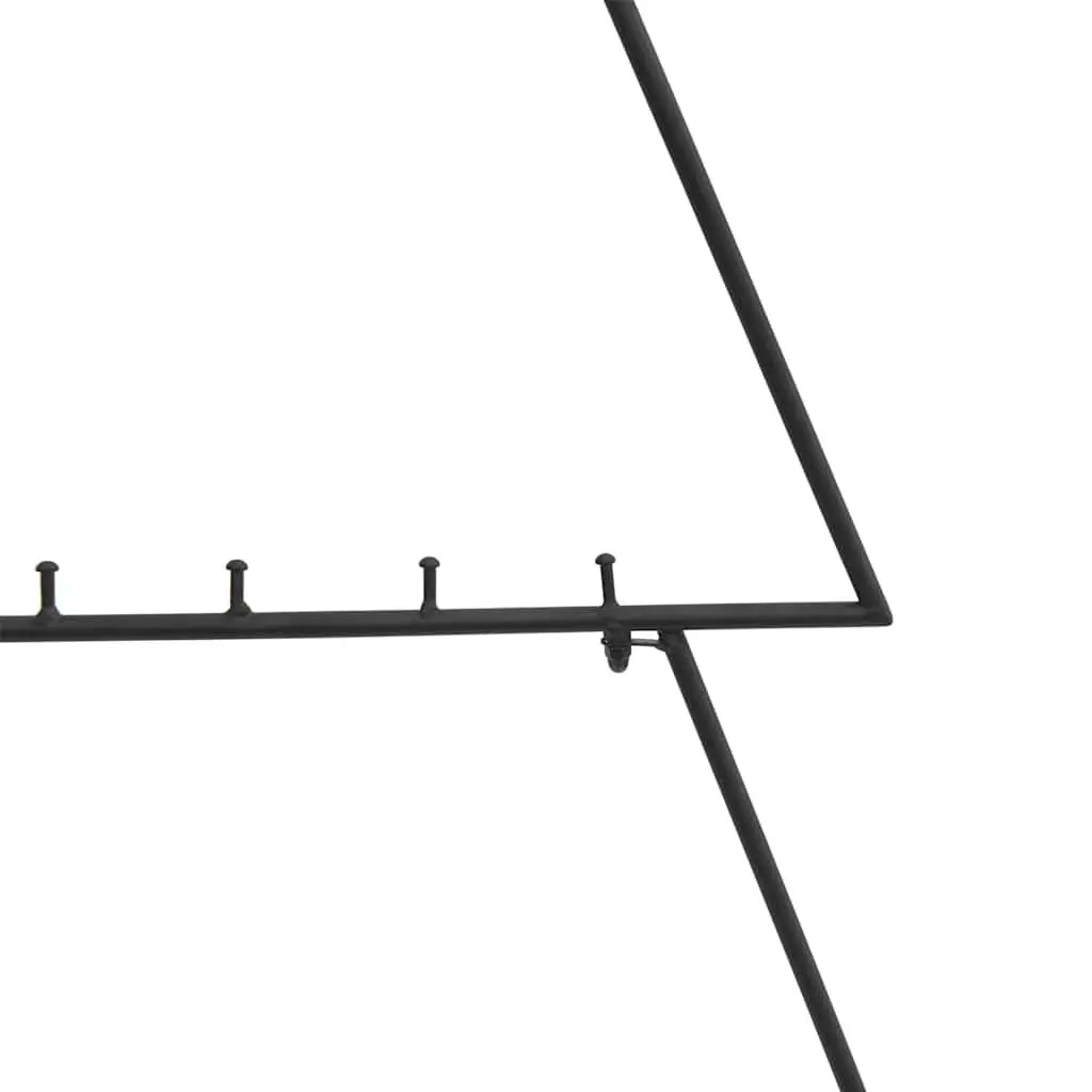 Metal Christmas Tree Frame DIY Decoration 90cm Black Disassemblable Stand