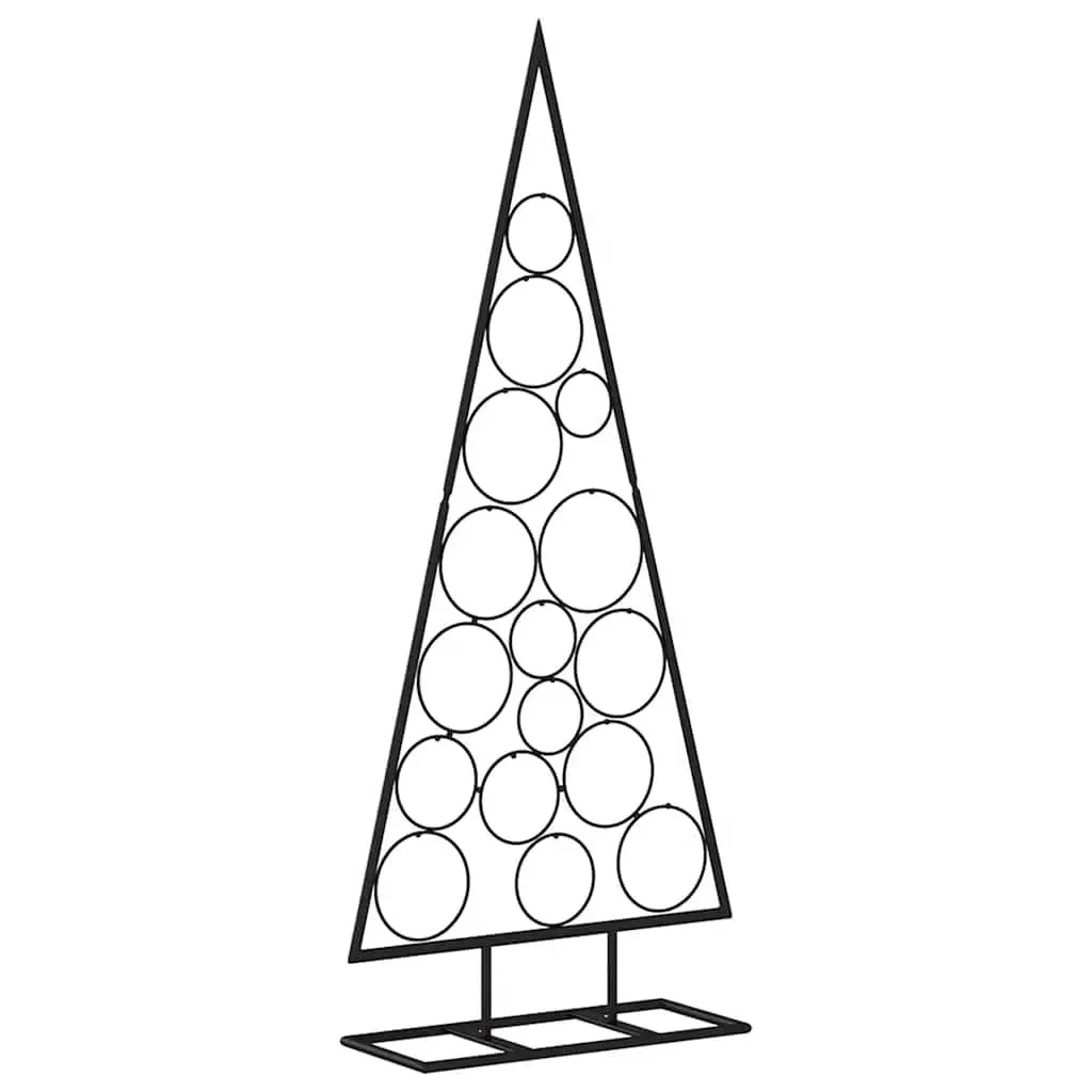 Black Metal Tree Frame 125cm DIY Holiday Decoration Modern Home Use