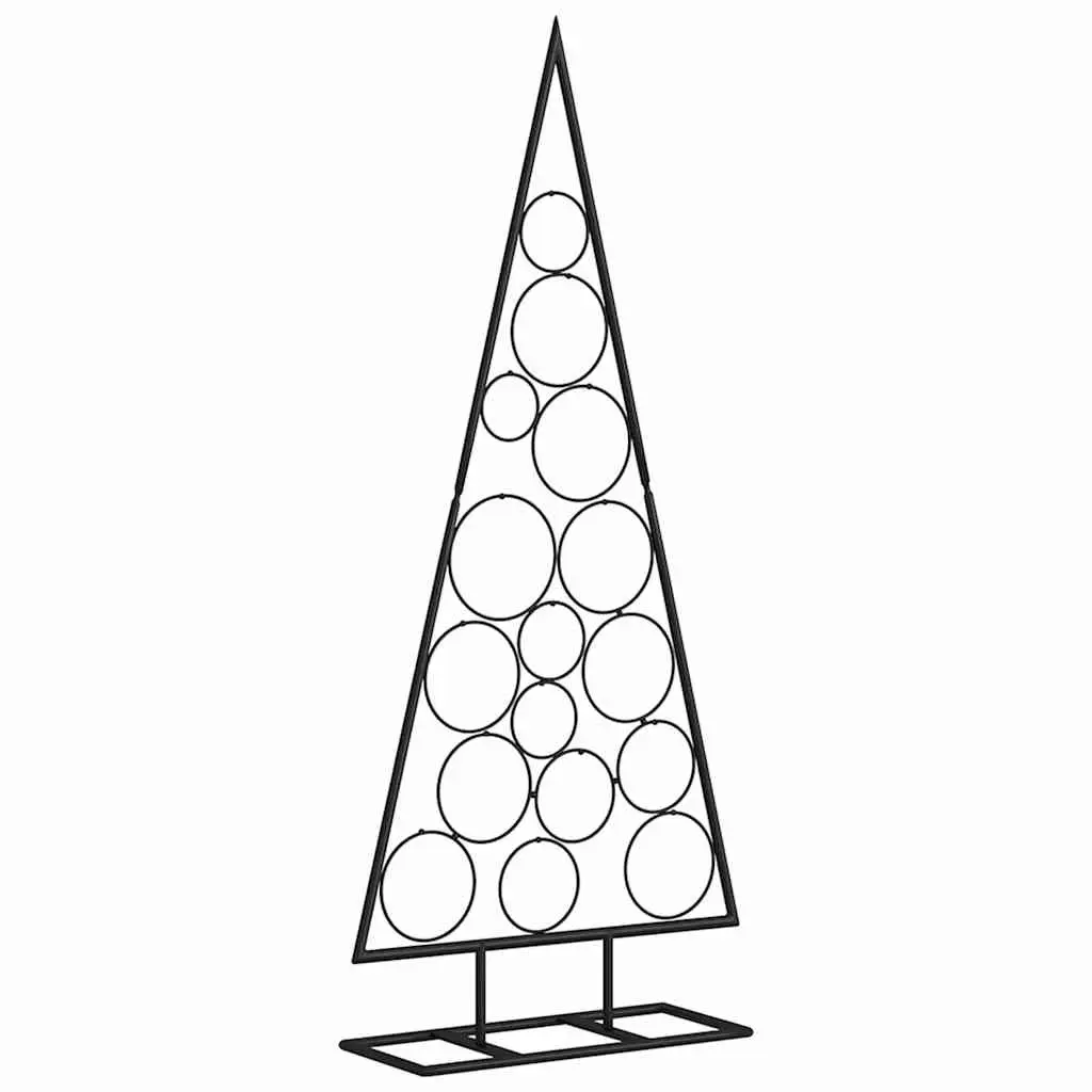 Black Metal Tree Frame 125cm DIY Holiday Decoration Modern Home Use