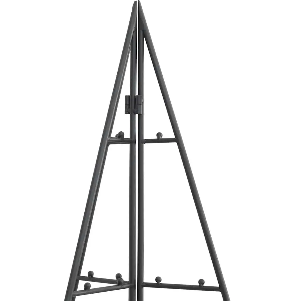 DIY Metal Frame for Christmas Tree 180cm Black Modern Decoration