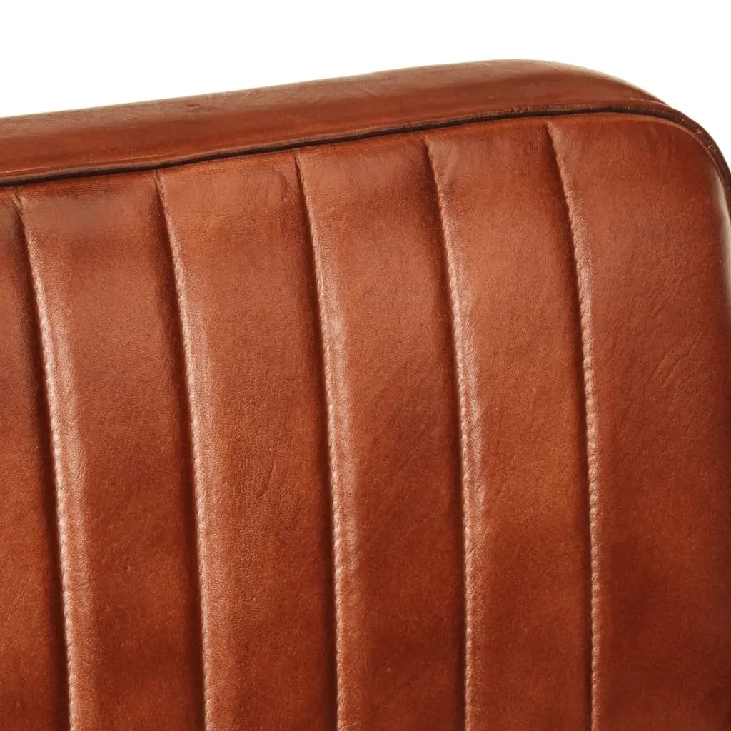 Sofa Chair Living Room Brown Leather Armchair
