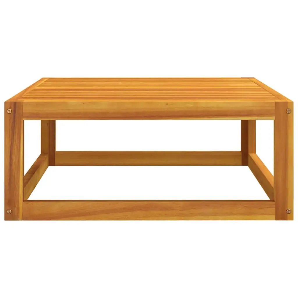 Garden Sofa Set with Cushions and Solid Wood Table