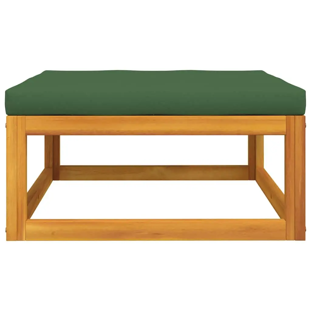 3 Piece Outdoor Lounge Set for Garden Patio Acacia Wood with Cushions