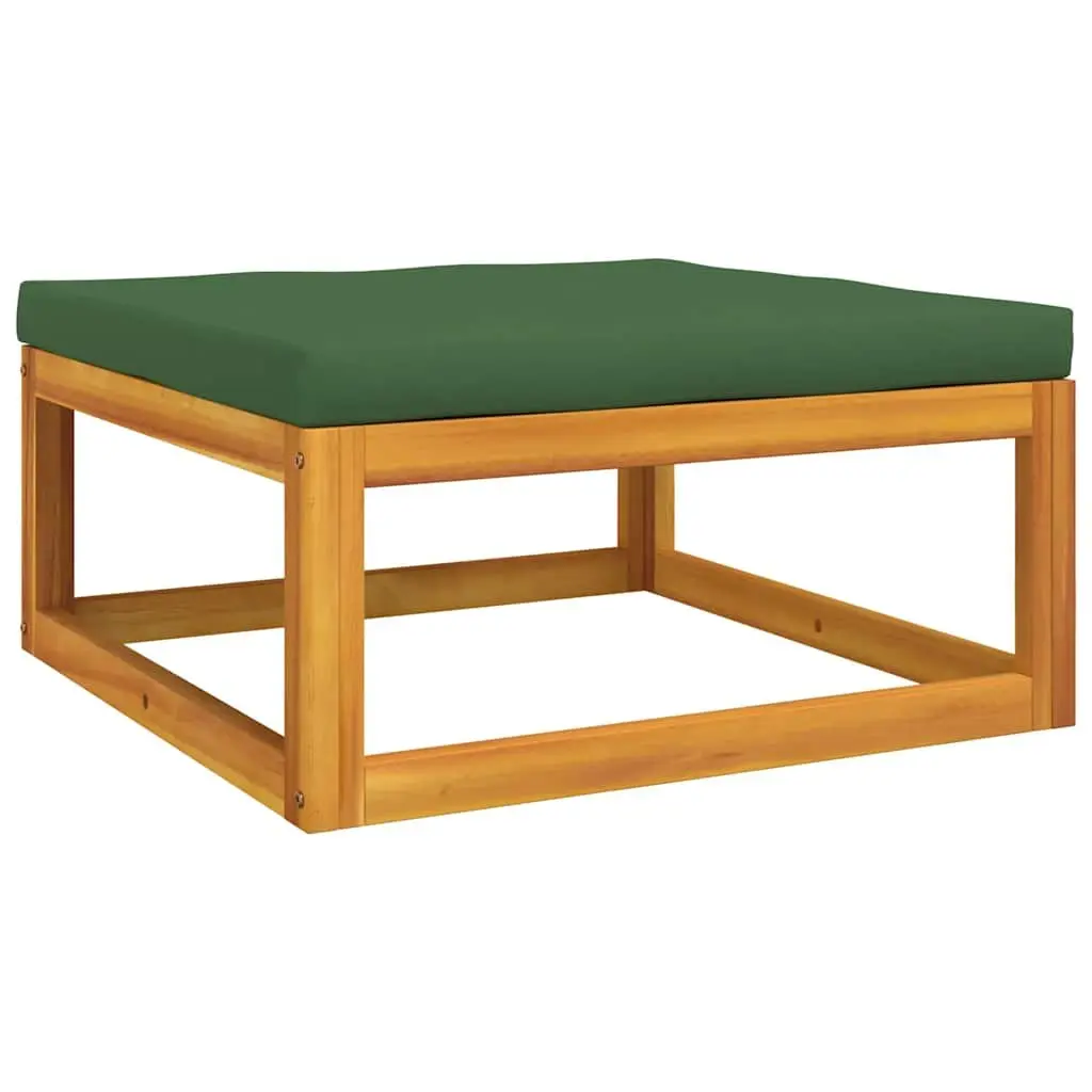 3 Piece Outdoor Lounge Set for Garden Patio Acacia Wood with Cushions