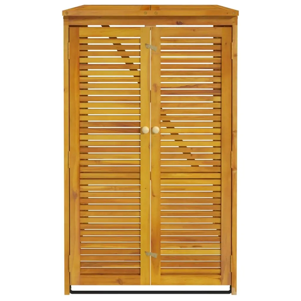 Solid Wood Garbage Bin Shed