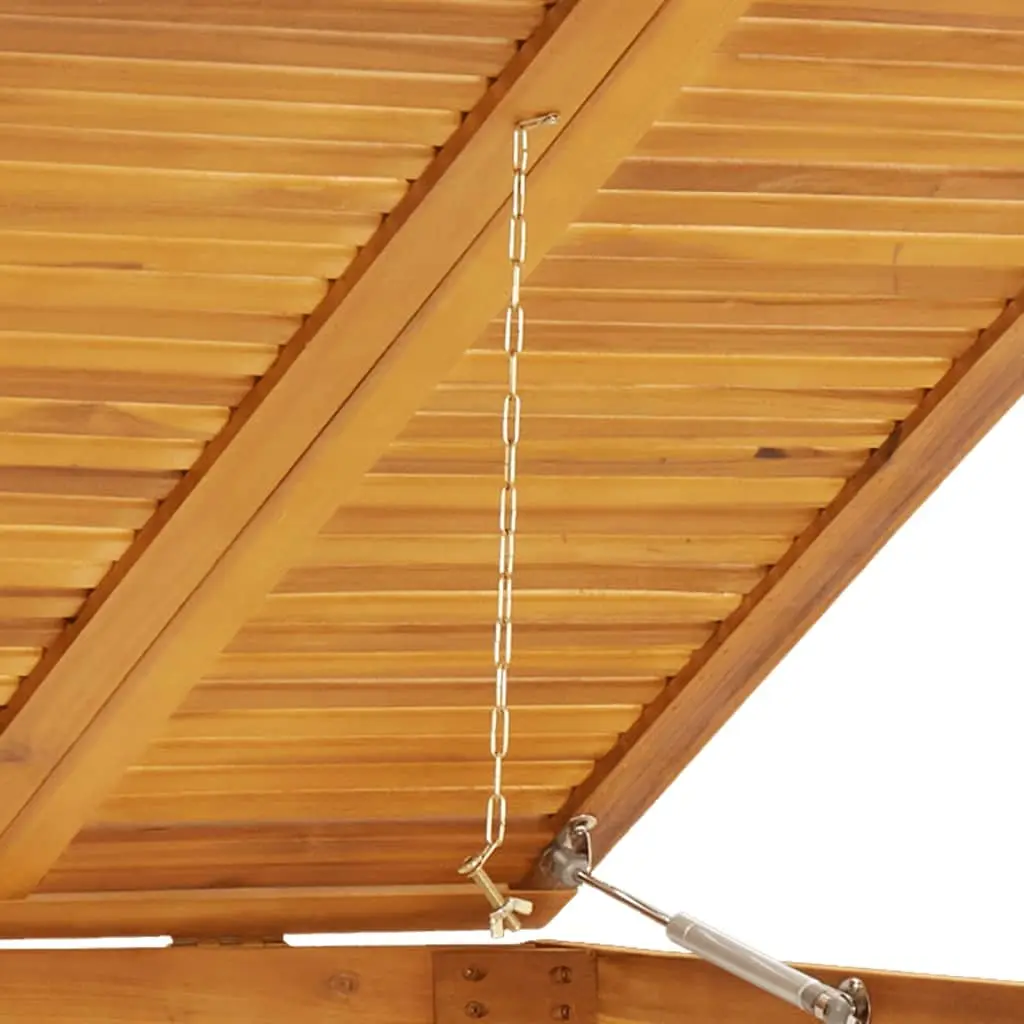Solid Wood Garbage Bin Shed