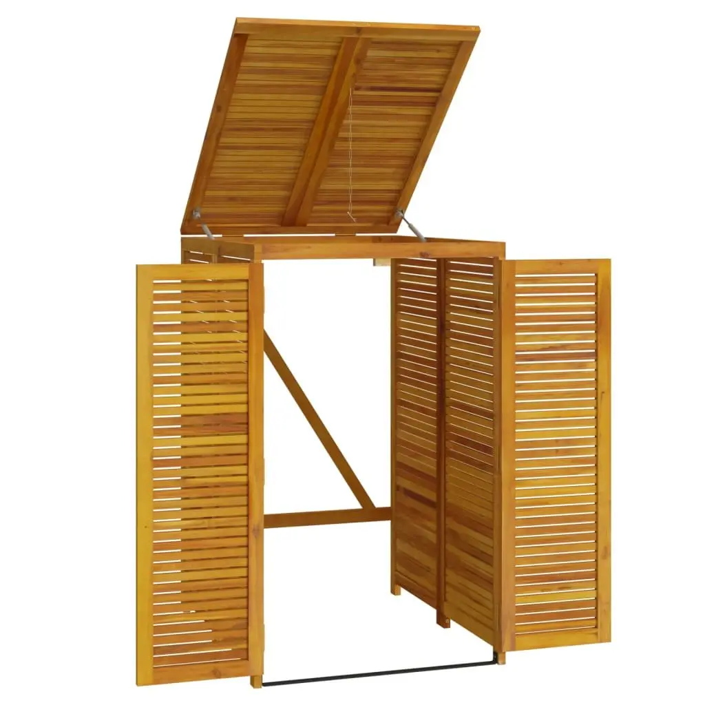 Solid Wood Garbage Bin Shed