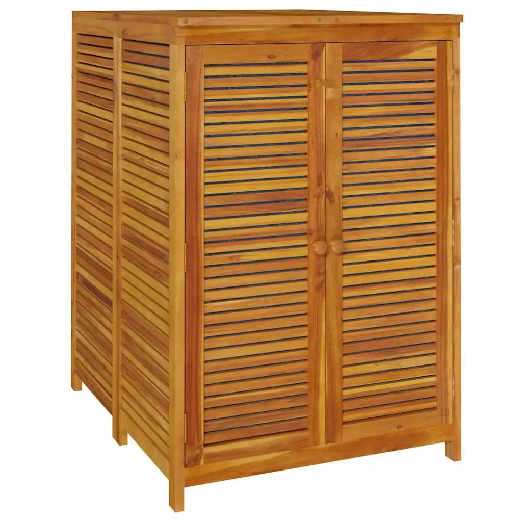Garden Storage Box Outdoor Use 70x87x104 cm Solid Acacia Wood Brown