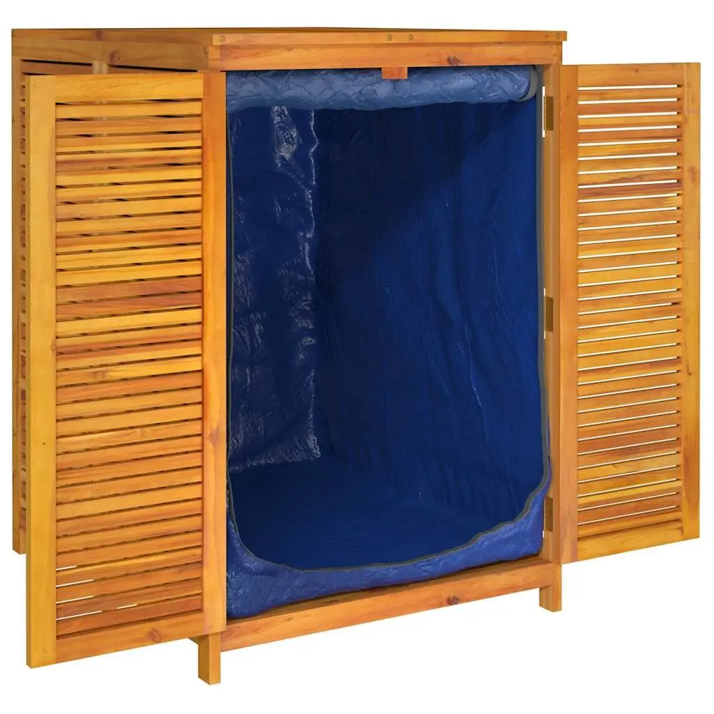 Garden Storage Box Outdoor Use 70x87x104 cm Solid Acacia Wood Brown