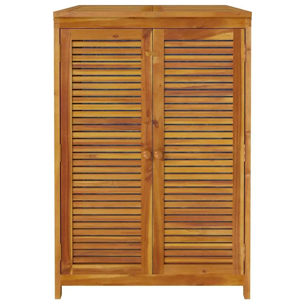 Garden Storage Box Outdoor Use 70x87x104 cm Solid Acacia Wood Brown