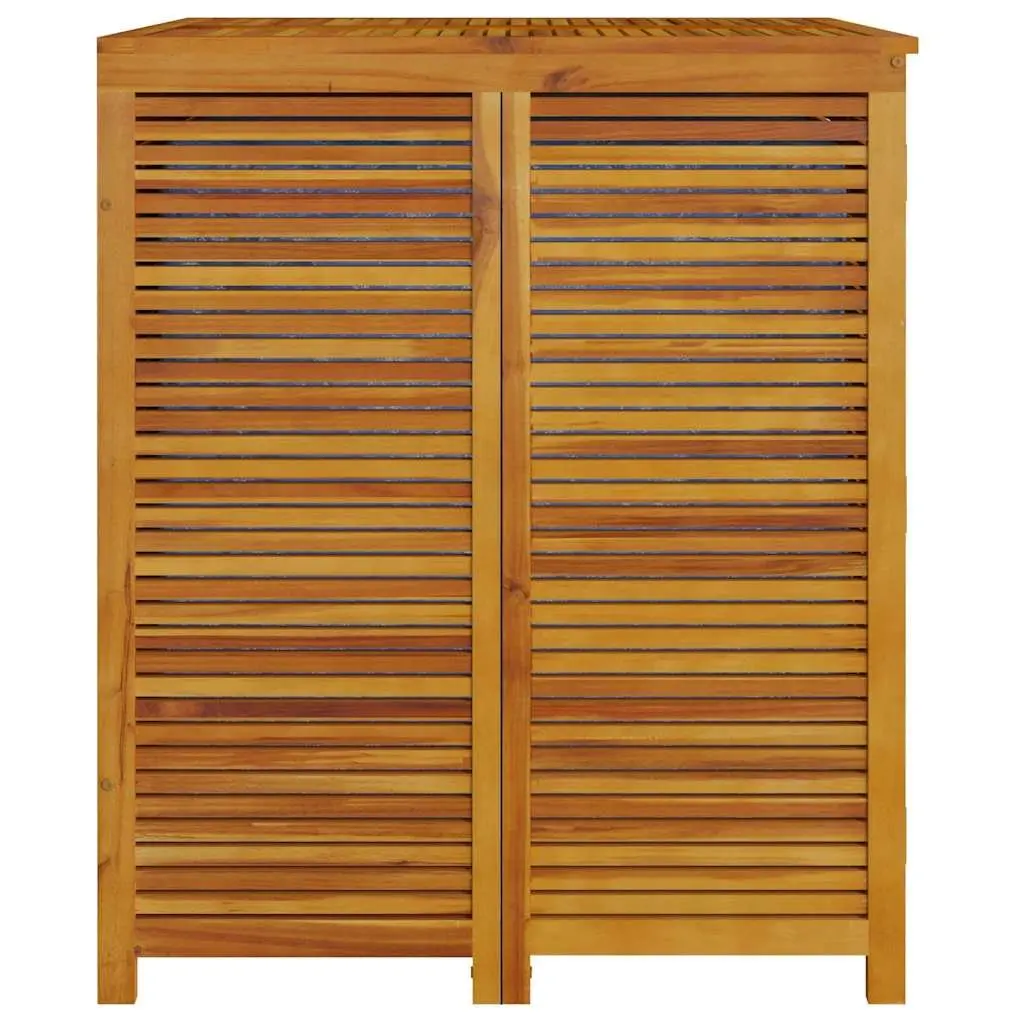 Garden Storage Box Outdoor Use 70x87x104 cm Solid Acacia Wood Brown