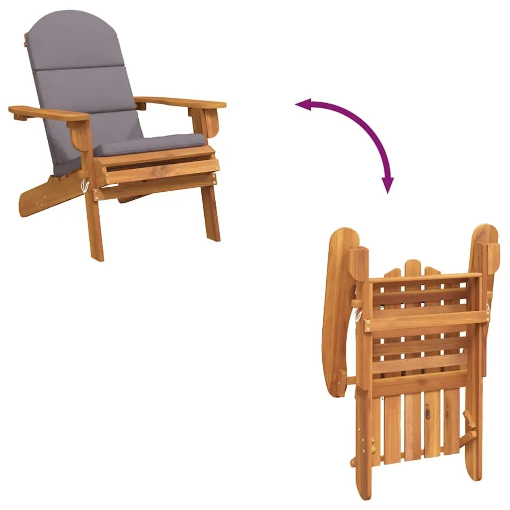 Adirondack Garden Chair with Cushions