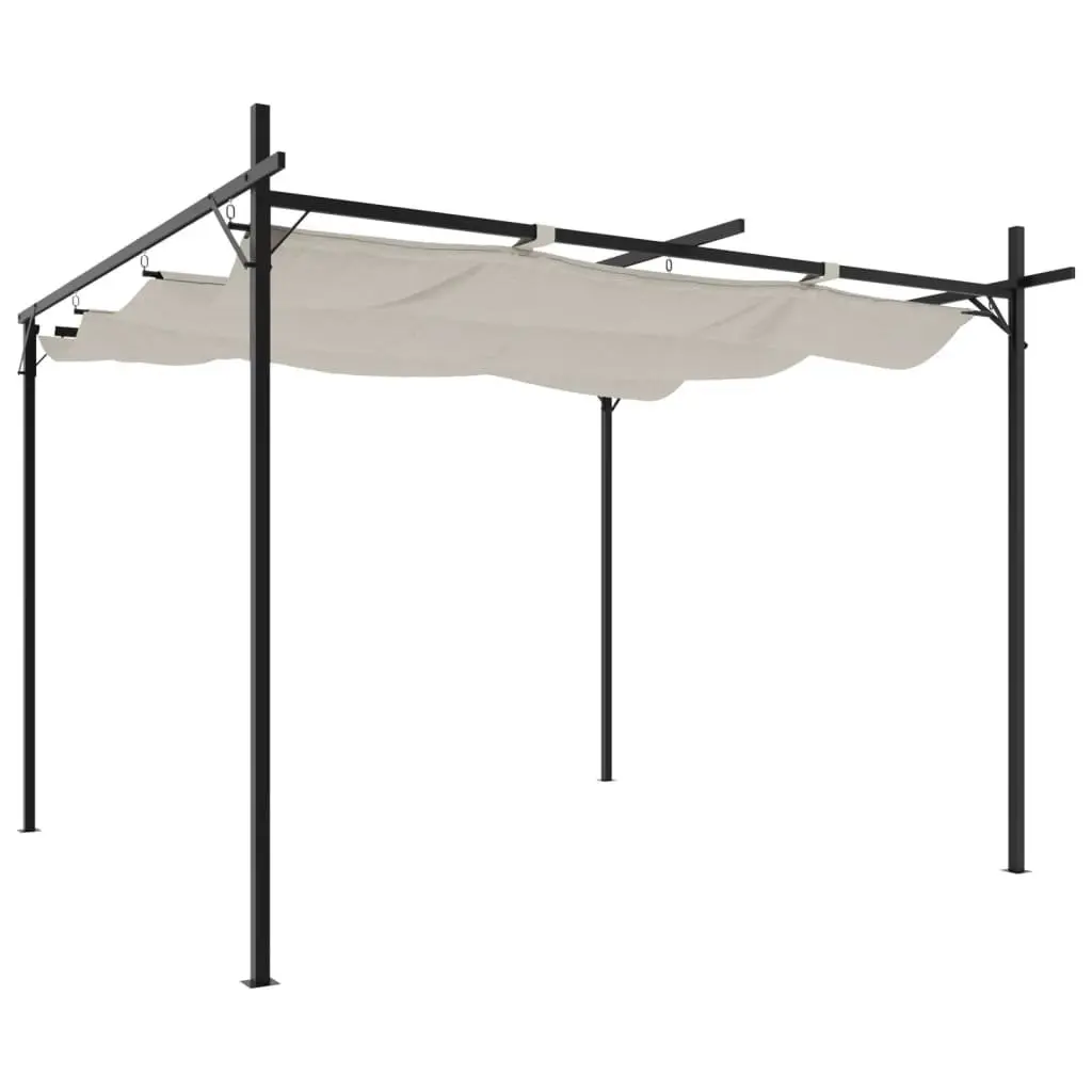 Retractable Pergola Outdoor Shade Garden Pavilion 295x292x230cm