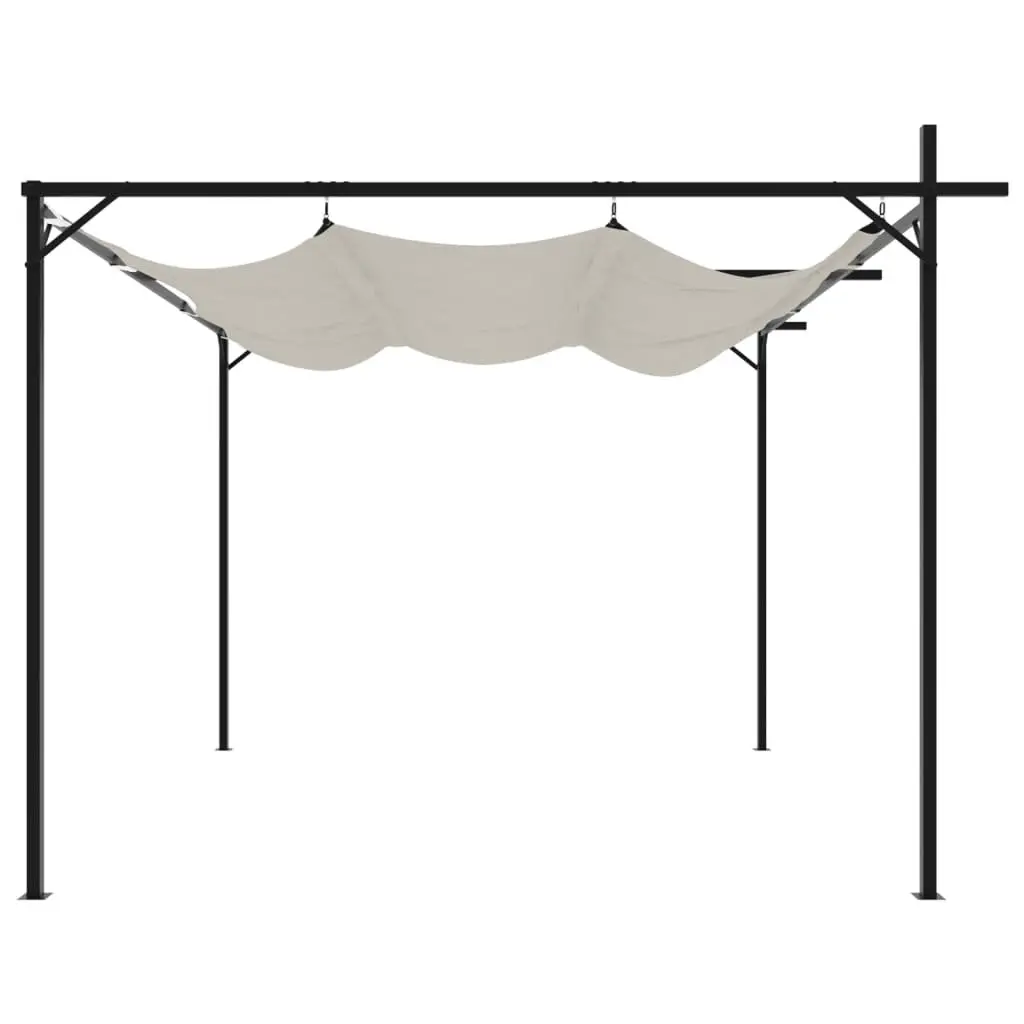 Retractable Pergola Outdoor Shade Garden Pavilion 295x292x230cm