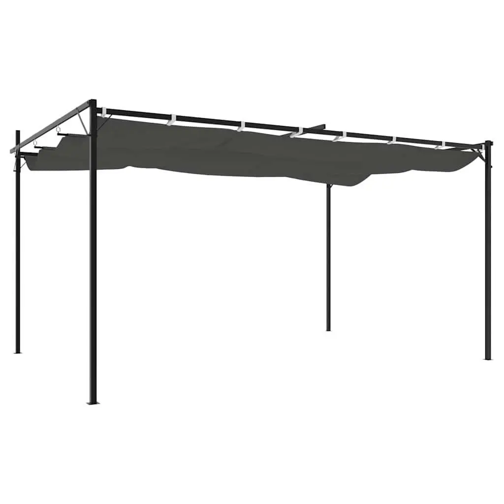 Anthracite Retractable Roof Pergola