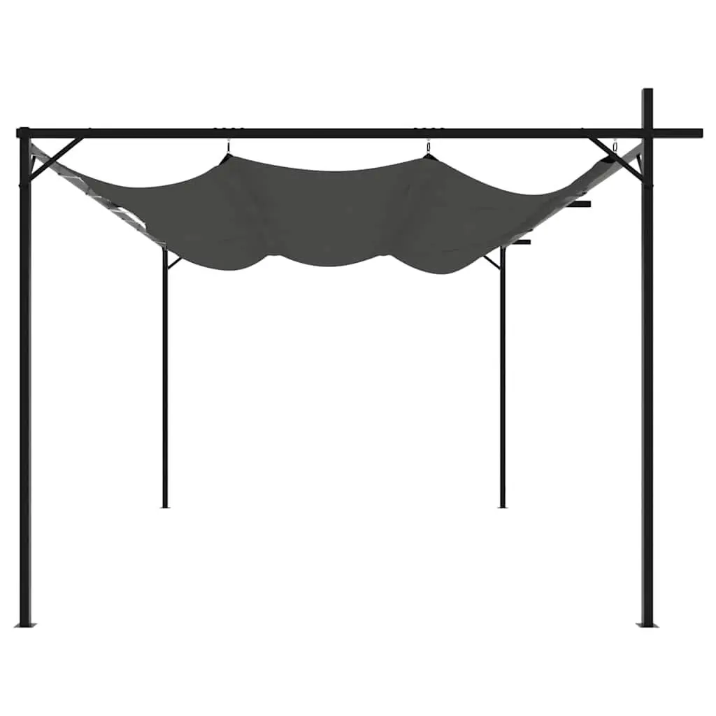Anthracite Retractable Roof Pergola