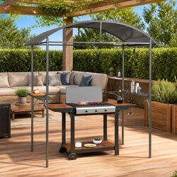 BBQ Gazebo Specifications: 220x115x230cm, Steel Frame