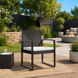 Brown Rattan Outdoor Dining Chairs - Specs & Details