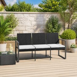 Specifications of the 3-Seater Garden Bench with Cushions