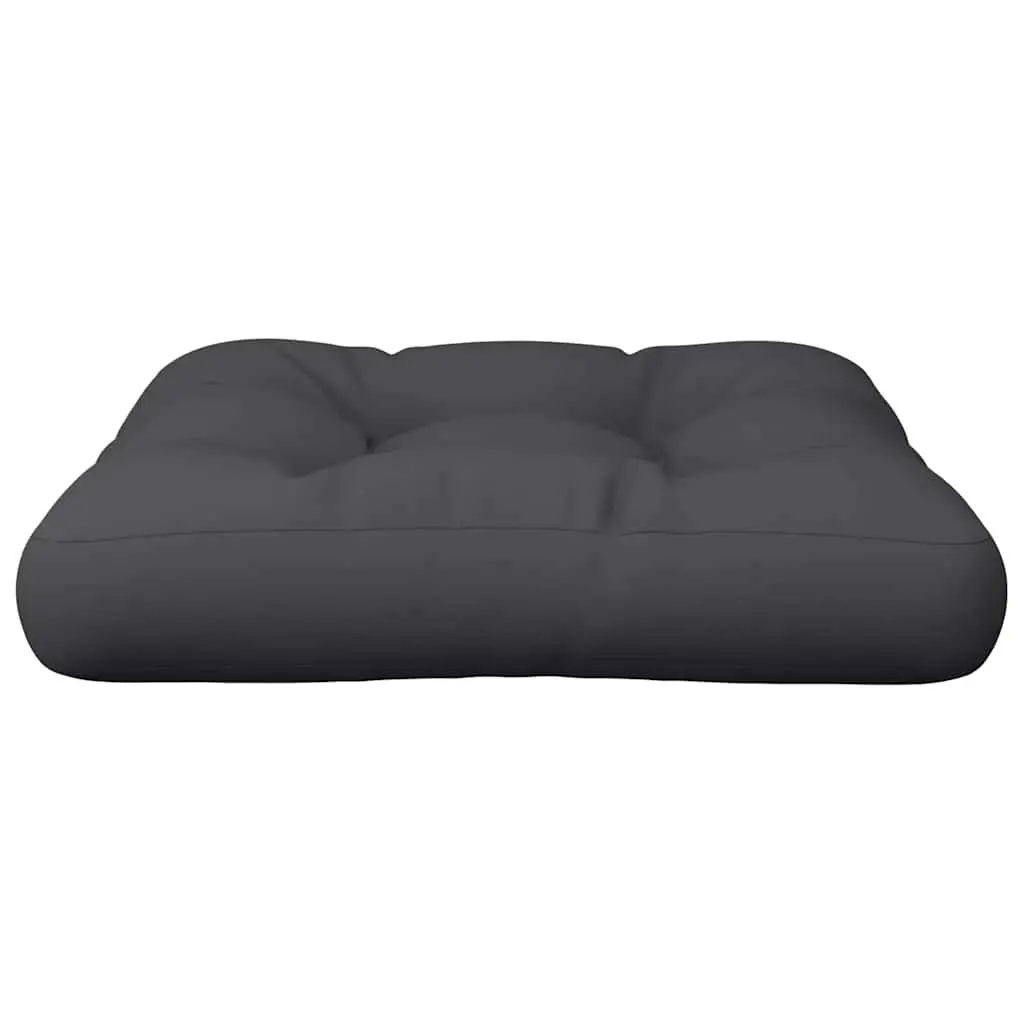 Pallet Cushion Black Outdoor Garden Sofa Seat Pad 50x50x12 cm