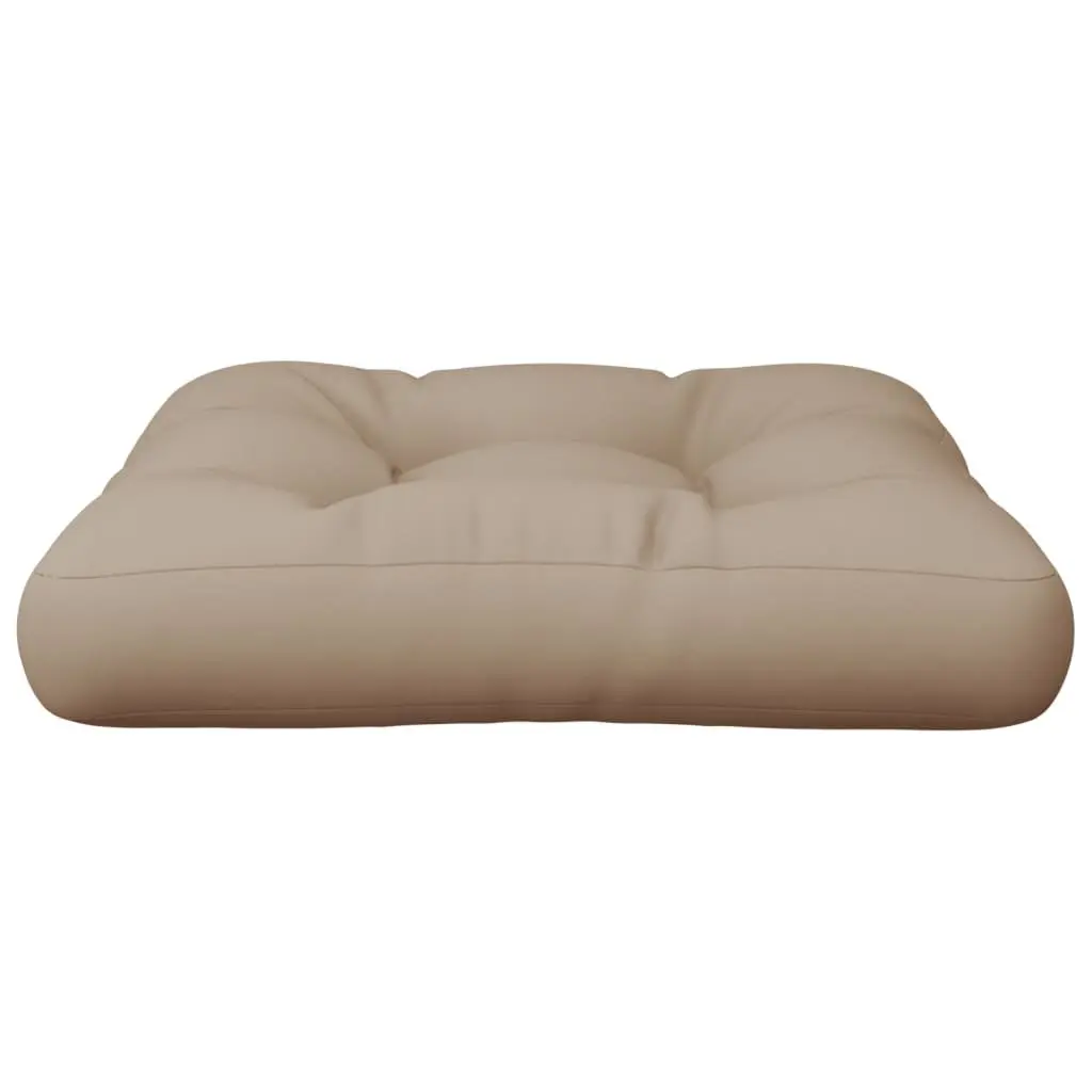 Pallet Cushion Outdoor Garden Sofa Seat Pad Taupe 50x50x12 cm