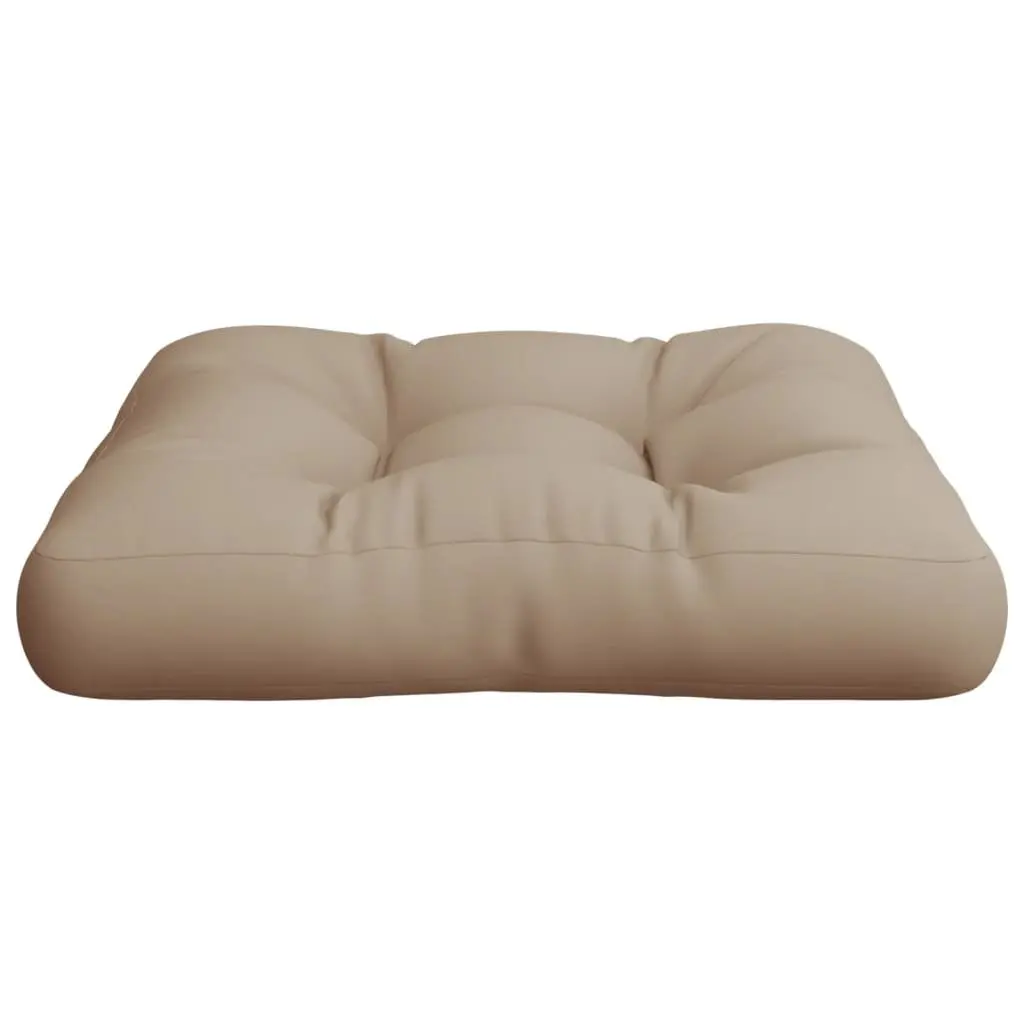 Pallet Cushion Outdoor Garden Sofa Seat Pad Taupe 50x50x12 cm