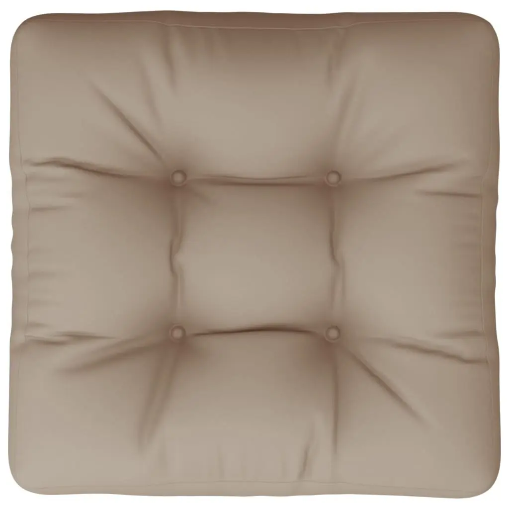 Pallet Cushion Outdoor Garden Sofa Seat Pad Taupe 50x50x12 cm