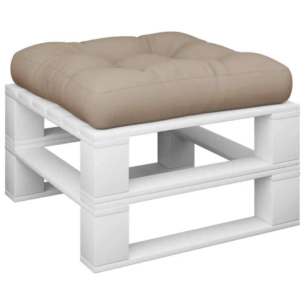 Pallet Cushion Outdoor Garden Sofa Seat Pad Taupe 50x50x12 cm