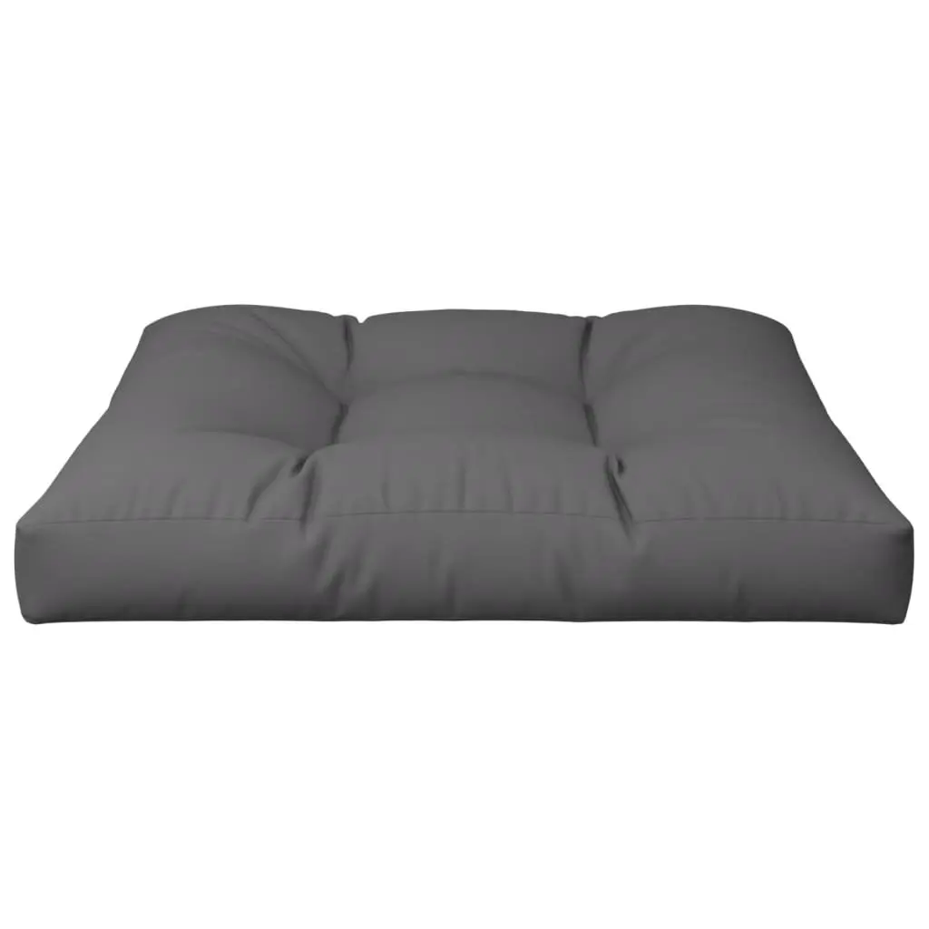 Pallet Cushion Grey 70x70x12 cm Outdoor Garden Sofa Seat Pad Soft Filling