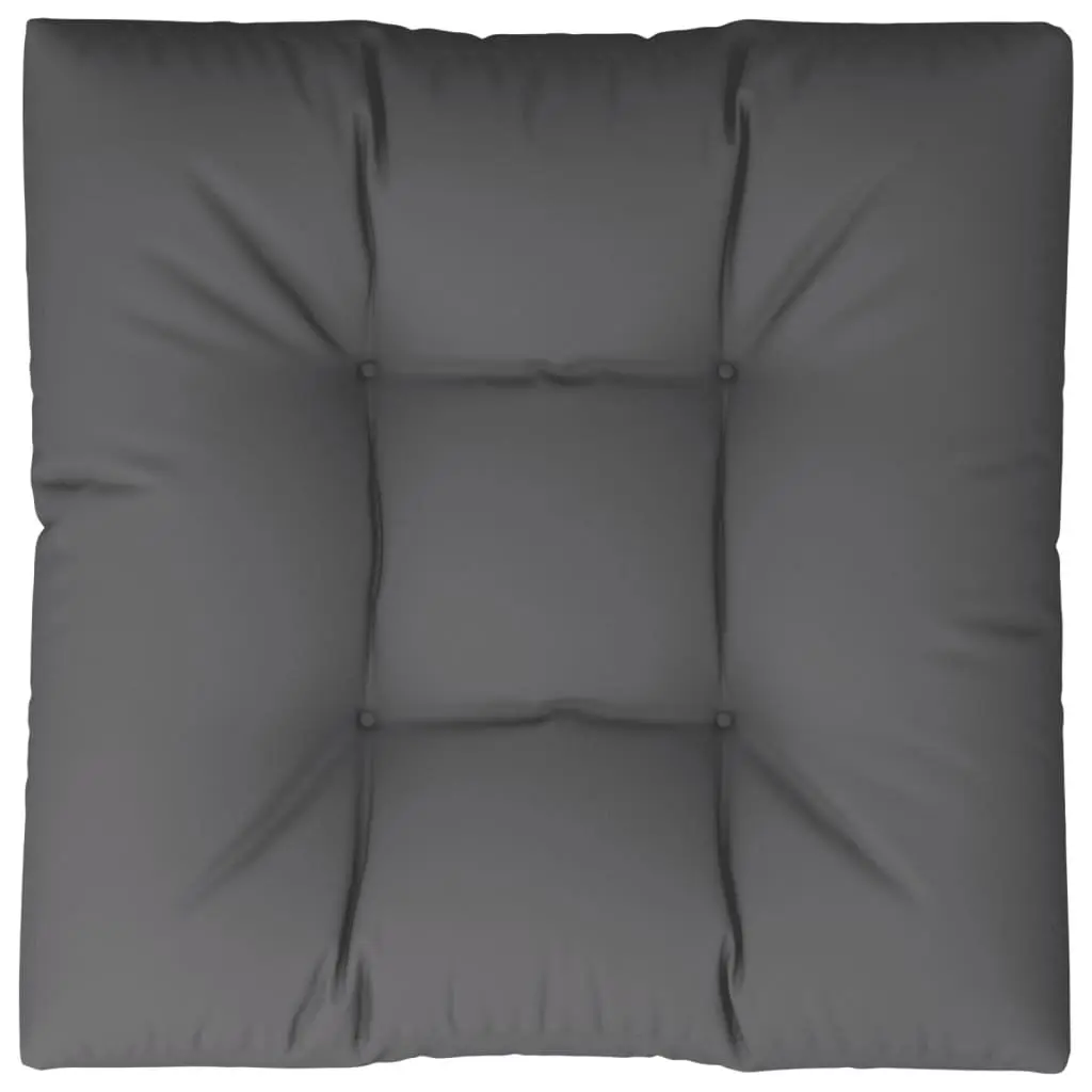 Pallet Cushion Grey 70x70x12 cm Outdoor Garden Sofa Seat Pad Soft Filling