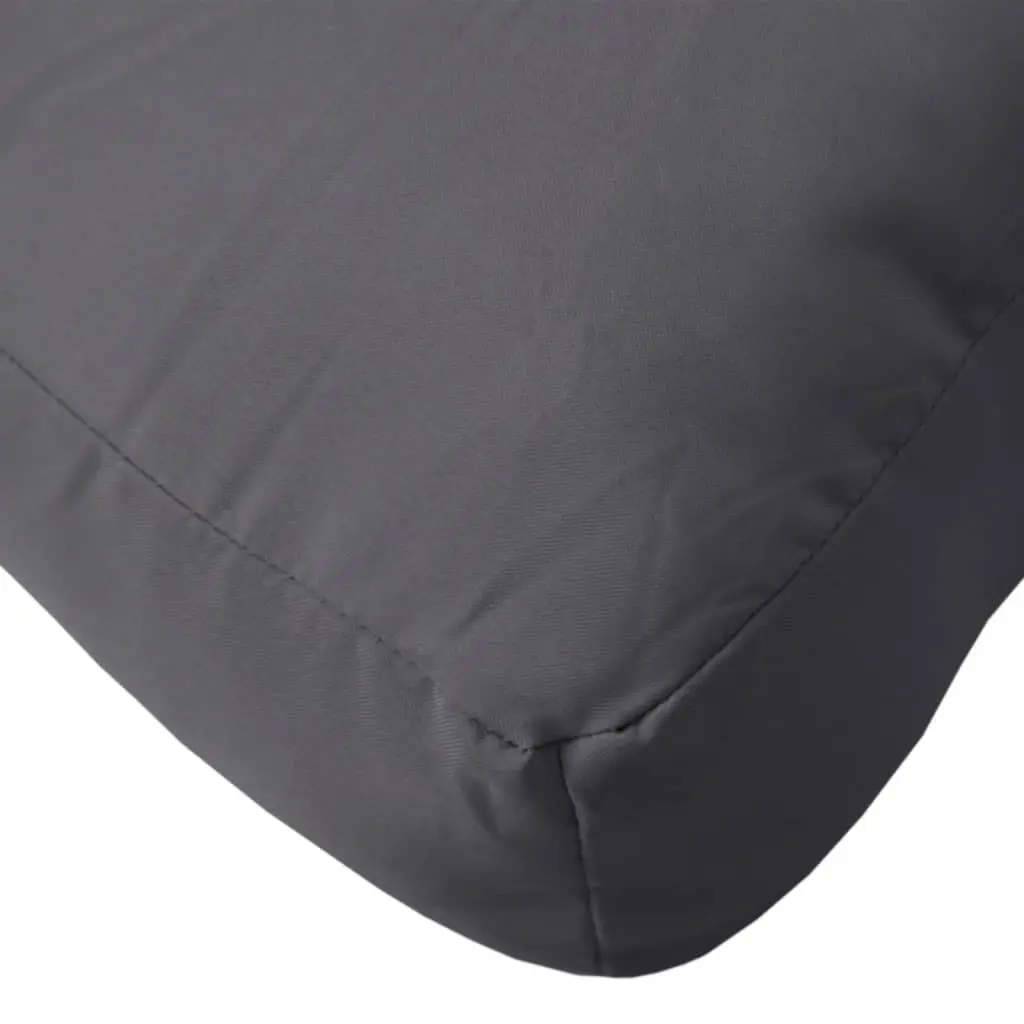 Pallet Cushion Grey 70x70x12 cm Outdoor Garden Sofa Seat Pad Soft Filling