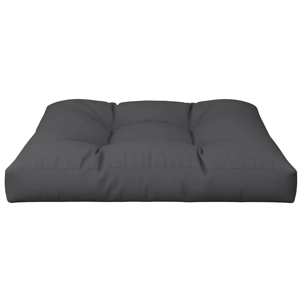 Pallet Cushion Black 70x70x12 cm Outdoor Garden Sofa Seat Pad Polyester