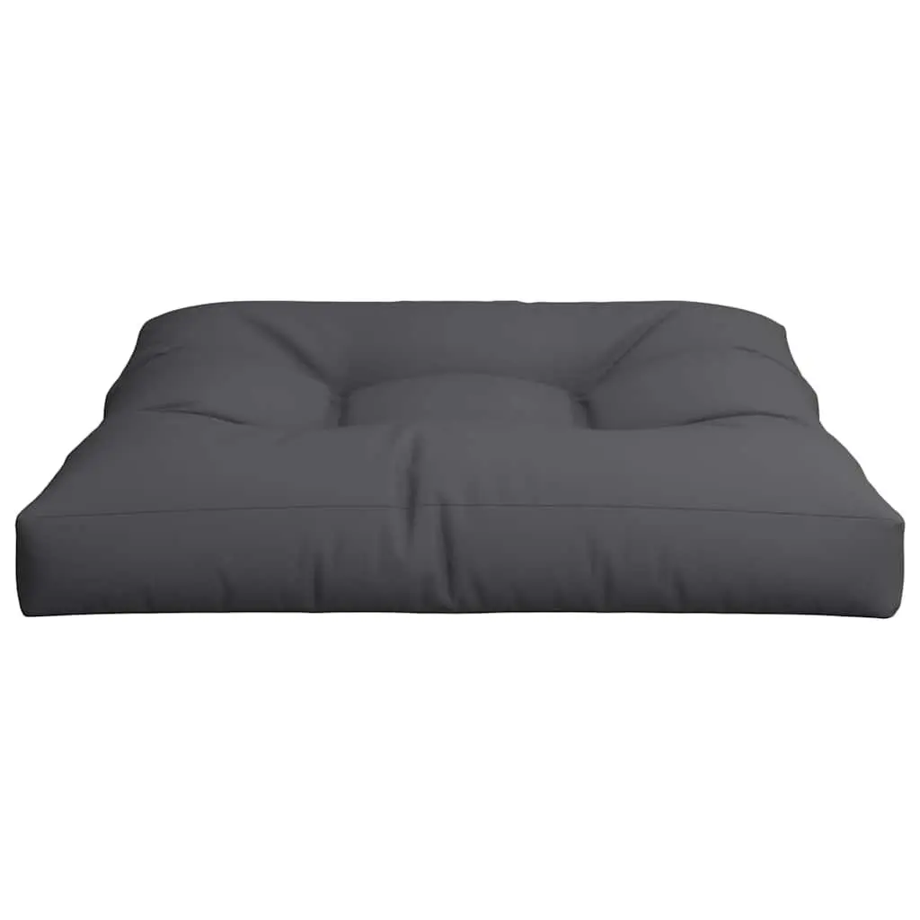 Pallet Cushion Black 70x70x12 cm Outdoor Garden Sofa Seat Pad Polyester