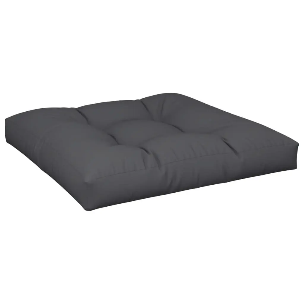 Pallet Cushion Black 80x80x12 cm Outdoor Garden Sofa Seat Pad Cushion