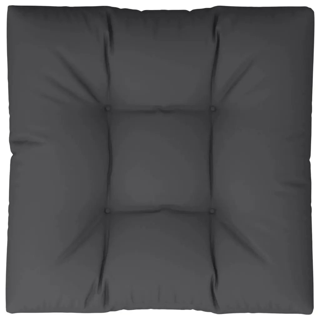 Pallet Cushion Black 80x80x12 cm Outdoor Garden Sofa Seat Pad Cushion