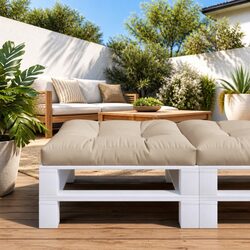 Pallet Cushion Specifications: Taupe 80x80x12 cm