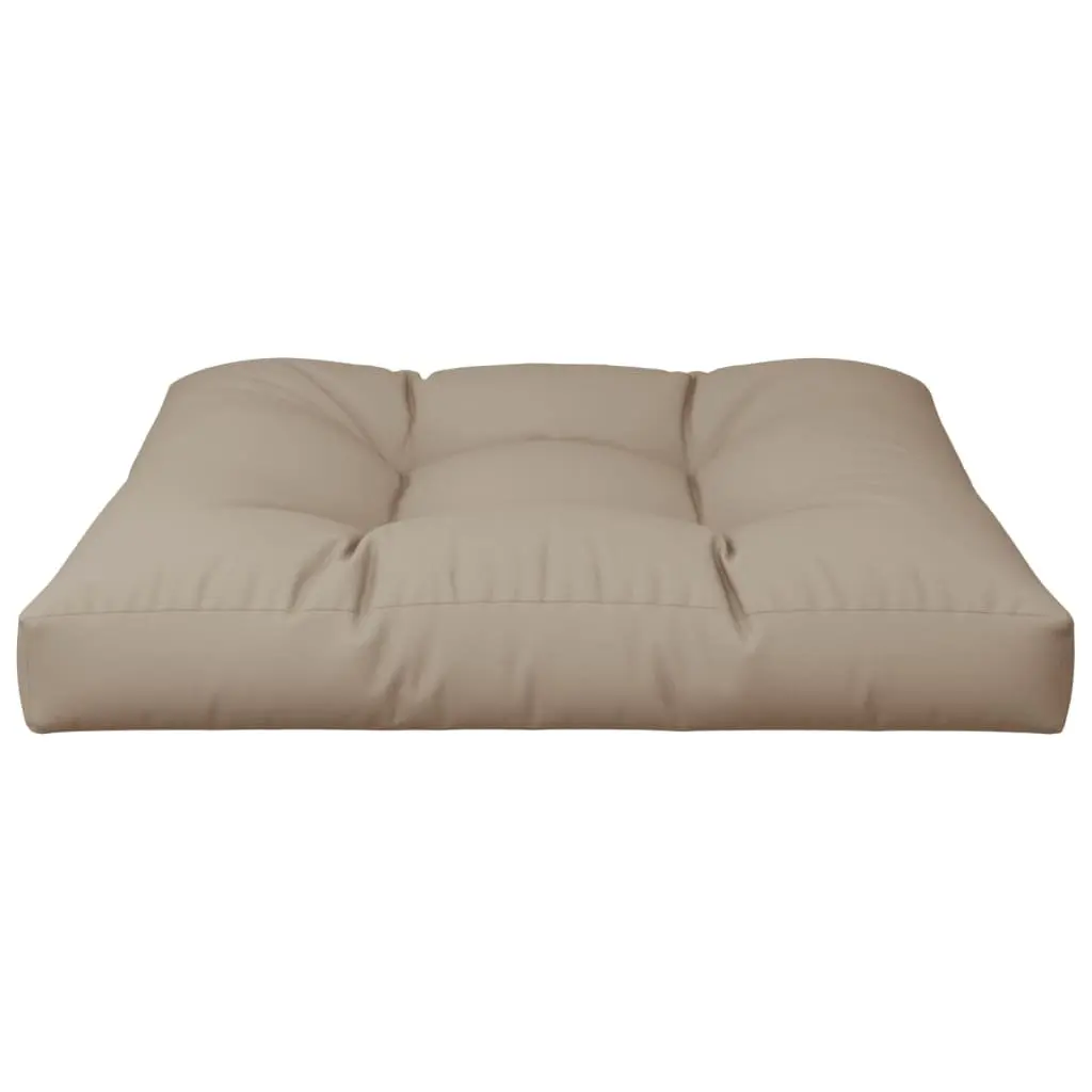 Pallet Cushion Outdoor Garden Sofa Seat Pad Taupe 80x80x12 cm