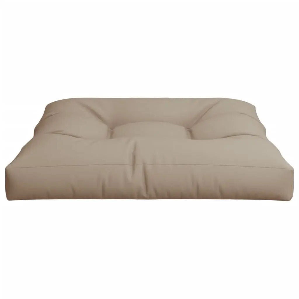 Pallet Cushion Outdoor Garden Sofa Seat Pad Taupe 80x80x12 cm