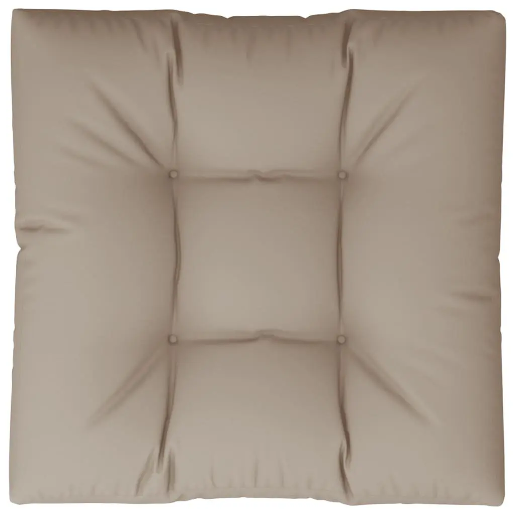 Pallet Cushion Outdoor Garden Sofa Seat Pad Taupe 80x80x12 cm