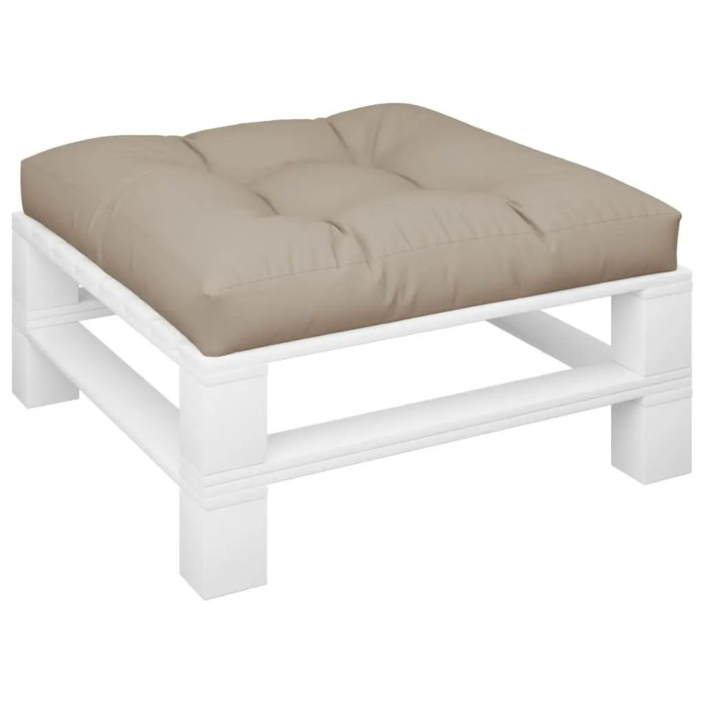 Pallet Cushion Outdoor Garden Sofa Seat Pad Taupe 80x80x12 cm