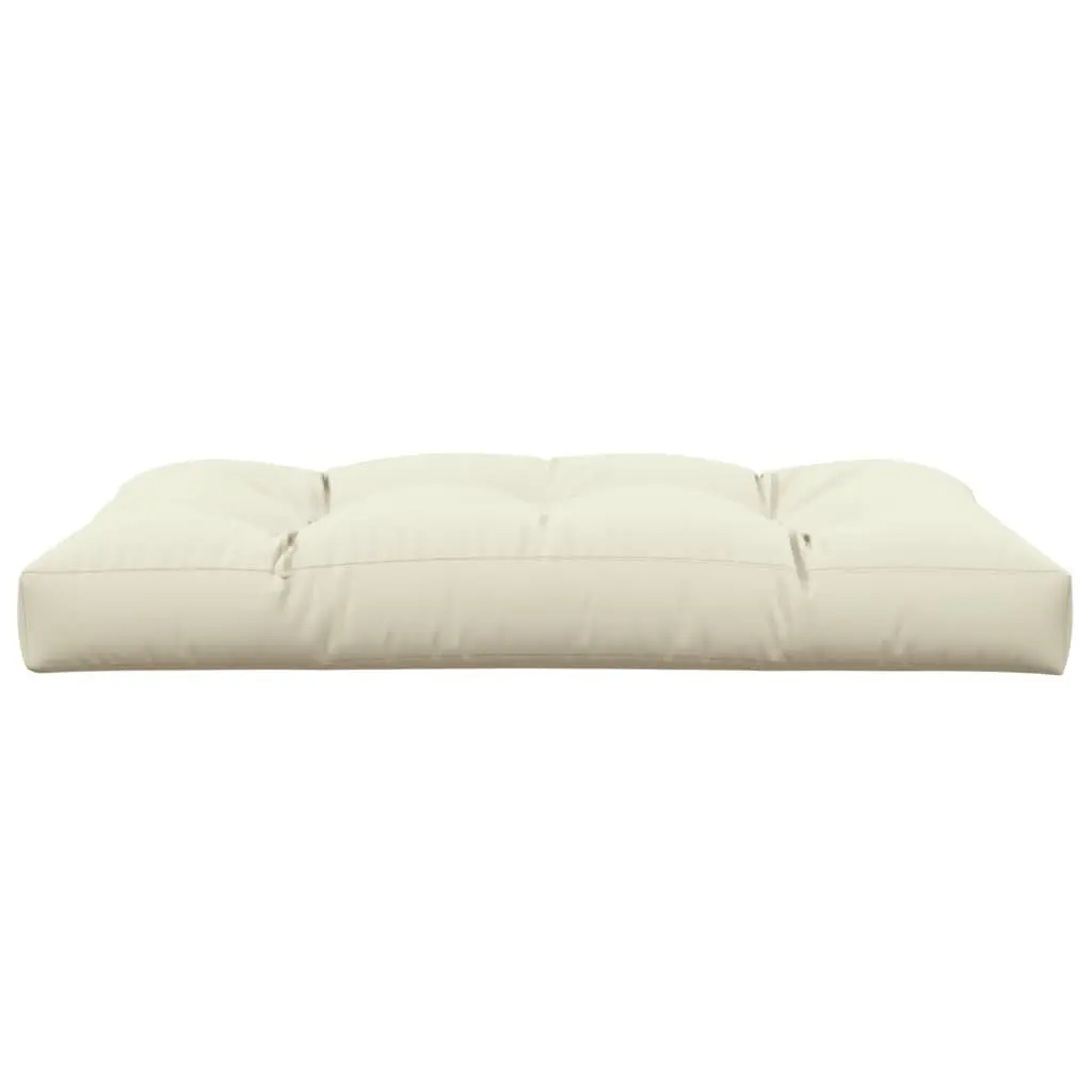Pallet Cushion Outdoor Indoor 120x80x12 cm Cream